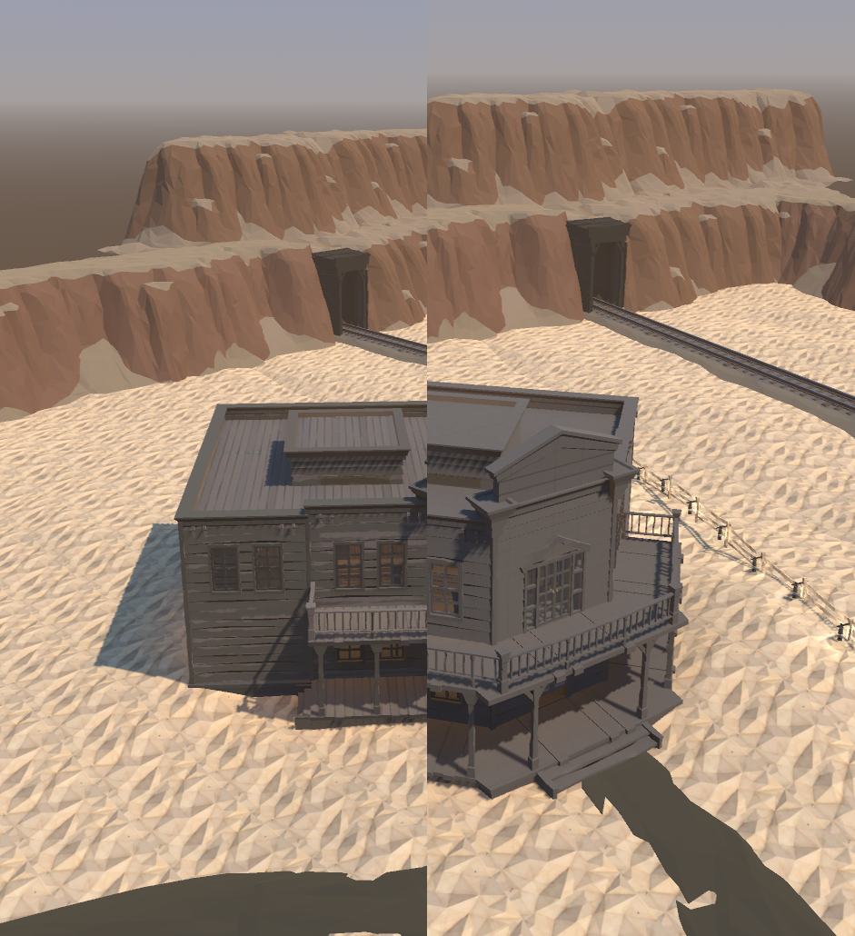 Side by side: overlay vs original embedded material